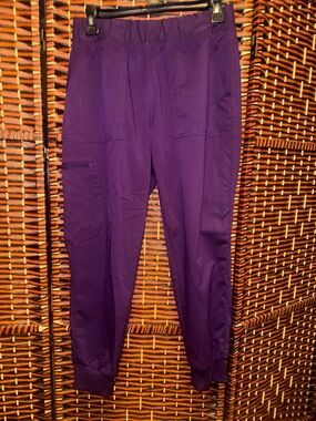 Scrubology Petite Purple Jogger Pants
